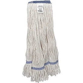- Large Blend Looped Mop Head, Narrow Band, White, Lot of 1