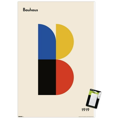 Reinders: Bauhaus - Capital Wall Poster, 14.725" x 22.375"