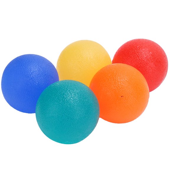 SUGARMOM  5 Pcs Squeeze Balls For Hand Therapy  Exercise  Arthritis - Grip Strengthener Occupational Equipment For Finger  Wrist  Carpal Tunnel  Pain Relief  Stress - Resistance Strength