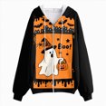 thumbnail image 5 of Towmus Oversize Hoodies for Women Y2K Halloween Sweatshirt Zip Up Jackets Long Sleeve Cardigan Sweater Shirts, 5 of 5