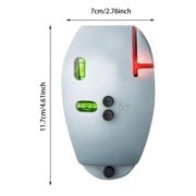 Portable 90° Electronic Red/Green Self-Leveling Laser Level – Construction & DIY Alignment Tool