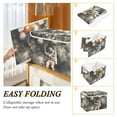 thumbnail image 2 of Yayeee Collapsible Cube Storage Bin with Lid Fabric Closet Decorative Basket with Handles, Watercolor Space, 2 of 7