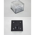 thumbnail image 4 of Lámpara cuadrada de azulejos de cristal Luces LED solares impermeables para exteriores Luces de azulejos de piso de cristal de imitación blanco Luces de enchufe de tierra para jardín Luces de césped de jardín de pasillo Luces decorativas enterradas en césped Luces de paisaje oso de fresa Electrónica, 4 of 5