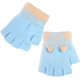 thumbnail image 2 of Guantes de punto de invierno para niños con medio dedo y sin dedos, 2 of 5
