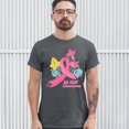 thumbnail image 3 of Tee Hunt We Will Overcome T-Shirt Ribbon Breast Cancer Awareness Men's Tee, Charcoal, Medium, 3 of 5