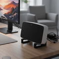 thumbnail image 3 of Speaker Stands for Sonos Five, Desktop Speaker Stand Pair, Angled Audio Stand, Space Saving Speaker Mount for Home Audio Setup, Set of 2, 3 of 4