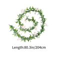 thumbnail image 3 of 4 Pcs Christmas Mistletoe Short Strips Christmas Extendable Mistletoe Wall Hanging Fireplace Stair Handrail Table Decoration, 3 of 6