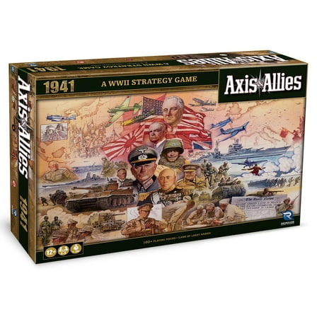 Axis & Allies: 1941 - WWII War Strategy Board Game, Renegade, Struggle For Supremacy, Ages 12 , 2-5 Players, 1-3 Hrs