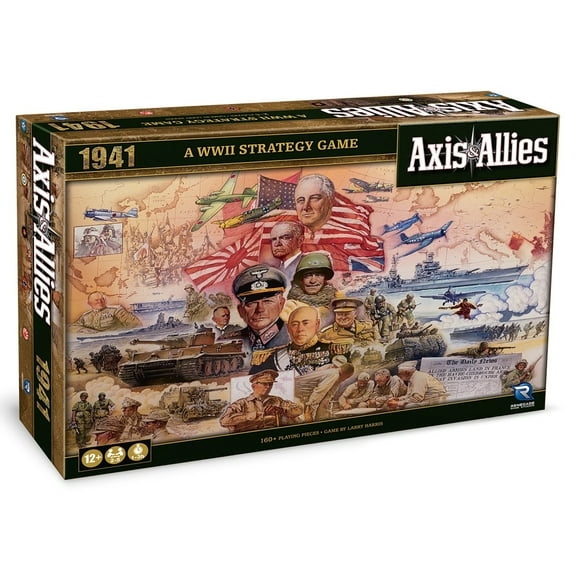 Axis & Allies: 1941 - WWII War Strategy Board Game, Renegade, Struggle For Supremacy, Ages 12 , 2-5 Players, 1-3 Hrs