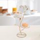 thumbnail image 4 of Tree Shapes Cake Stand Holder Bandeja de servicio Postres Rack Cuke Pte 2 Tier Pan Cosméticos Candy Jewelry para ía Bakeshop Home perfecl Puesto de pasteles, 4 of 8