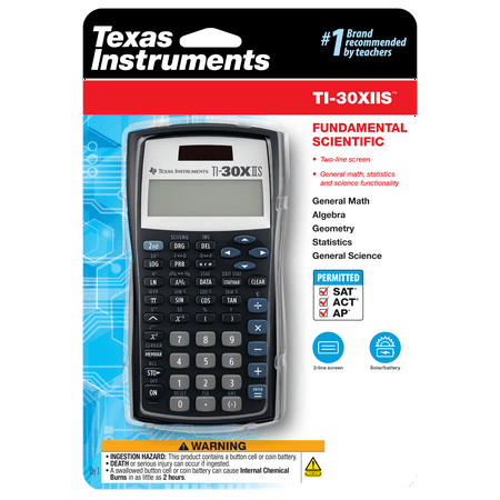 Texas Instruments TI-30XIIS Two-Line Scientific Calculator High School and College