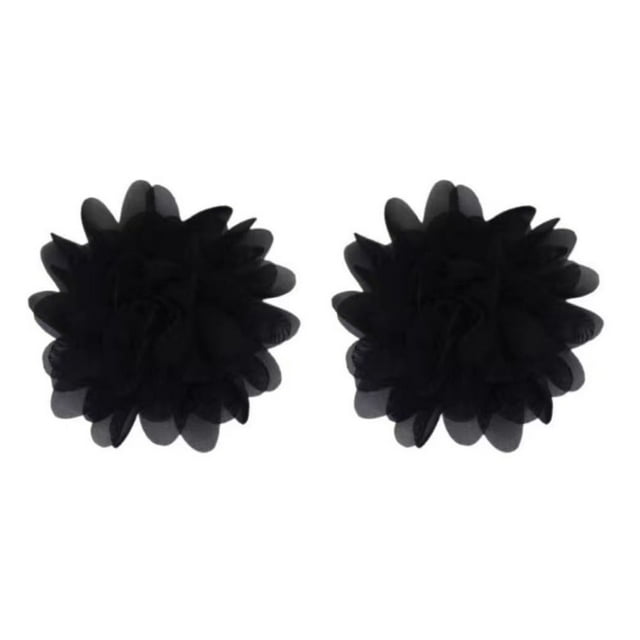 MesaSe Boc 2Pcs Hand Flowers Reusable Eye-catching Lightweight Attractive Long Lasting Decorative Cloth Jisoo Singing Stage Finger Floral Ri