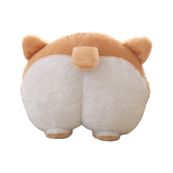 Throw Pillow Covers, Furenl Corgi Butt Cute Pillow Animal Plush Toy, 1 Doll