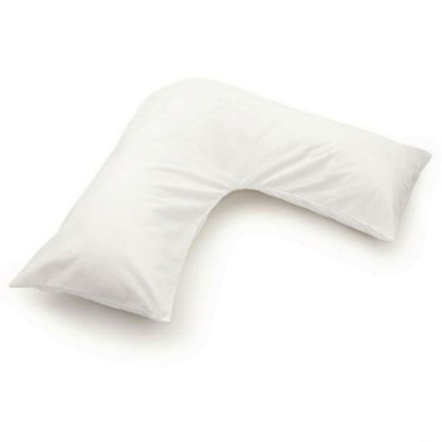 Belledorm Taie d'Oreiller Orthopédique en Percale en Forme de V Easycare