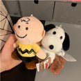 thumbnail image 2 of Muñeco de peluche Kawaii Snoopy, Olaf, Charlie Brown, lindo colgante, decoración, bolso, joyería, llavero, cadena, regalo de cumpleaños, 2 of 5