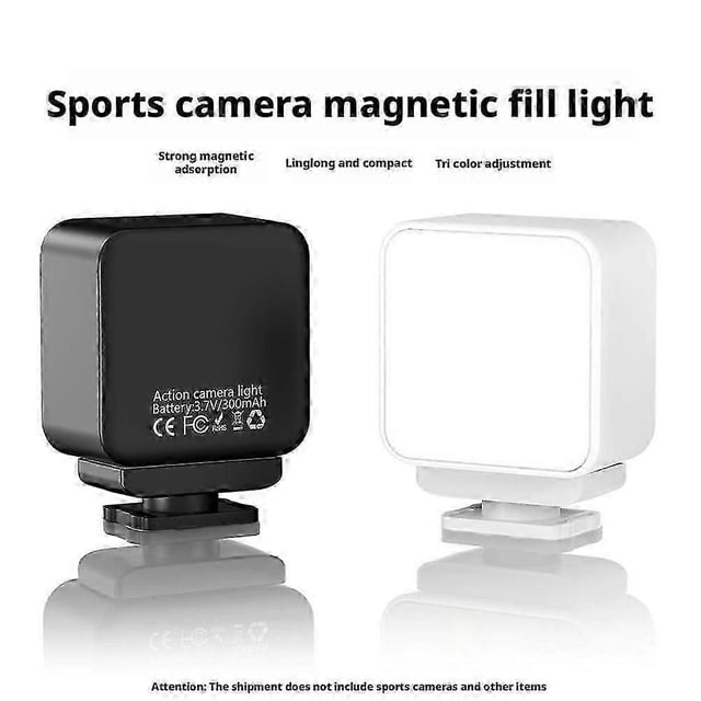 Luz de relleno magnética 3 en 1 para accesorios de DJI Osmo Pocket 3 con soporte adaptador.