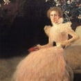 thumbnail image 2 of Klimt, Gustav 15x15 Black Ornate Wood Framed with Double Matting Museum Art Print Titled - Portrait Of Sonja Knips 1898, 2 of 4