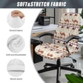 thumbnail image 5 of Xixirimido Aztec Tribe Camel Pattern Office Chair Covers Computer Universal Stretchable Chair Covers Desk Chair Armrest Covers High Back Slipcovers for Rotating Chairs, Large, 5 of 6