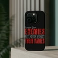 thumbnail image 4 of DistinctInk Tough Case for Apple iPhone 14 Pro MAX (6.7" Screen), Compatible with MagSafe Charging - Forgive Enemies Never Forget Their Names, 4 of 6