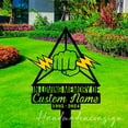 thumbnail image 2 of Handmadetneonsign Electrician Lineman Metal With Stake, Lineman Garden Decor, Lineman Metal Stake 65321, 2 of 5