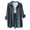 Navy, variant on Gauze Tops for Women Long Sleeve Button Down Lapel Collar Business Casual Dress Shirt Spring Work Blouses