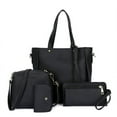 thumbnail image 1 of MesaSe Women Solid Color Handbag + Crossbody Shoulder Bag + Hand Purse + Card Holder for Daily Use New, 1 of 2