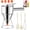 20oz, variant on 20oz Pancake Batter Dispenser, Stainless Steel Funnel Cake Dispenser with 4  Nozzles,  for Pancakes, Cupcakes, and Funnel Cakes