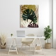 thumbnail image 2 of Stupell Industries Warm Summer Tropical Palm Fronds Monstera Leaves, 36 x 48, Design by Ian Winstanley, 2 of 6