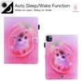 thumbnail image 5 of iPad Pro 11 Case 2020 2nd Generation, Allytech PU Leather TPU Inner Smart Cover Auto Sleep Wake Folio Flip Kickstand Full Protection Case for Apple iPad Pro 11 2nd Gen, Pink Cat, 5 of 7