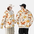 thumbnail image 4 of Lsque Flower Fox UPF 50+ Lightweight Sun Protection Men's Women's Long Sleeve Shirt, Hoodie Performance -3X-Large, 4 of 9