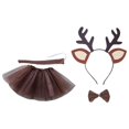 thumbnail image 1 of Disfraz de reno Strade Fareast Limited conjunto de tutú diadema de animales para fiesta, 1 of 8