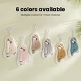 thumbnail image 4 of Joernso Hand Towel Cute Sloth Shape Hanging Wipe Towel Soft Absorbent Quick Drying Towel for Home Kitchen Bathroom, 4 of 8