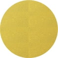 thumbnail image 1 of Ahgly Company Machine Washable Indoor Round Transitional Bold Yellow Area Rugs, 5' Round, 1 of 7