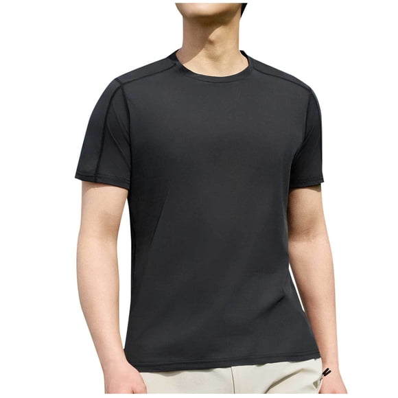 eilrgd T-Shirt pour Hommes, Chemises pour Hommes Été Été Chandail Décontracté à Enfiler Chemise Chemises d'Été pour Hommes Plage Chemise à Col Mandarin Tenue d'Été pour Hommes Chemises de Plage pour Mariage pour Hommes
