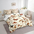 thumbnail image 3 of Castle Fairy Boys Girls Flying Butterflies Bedding Comforter Set 7-Piece,Vintage Retro Aesthetic King Bedding Sets,Botanical Tree Leaves Ultra Soft Bed Sheets,Microfiber Bedroom Decor,Reversible, 3 of 8