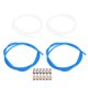 thumbnail image 2 of Conector neumático Jadeshay M6 - Accesorios de impresora 3D 2 piezas azul + 2 piezas tubo PTFE blanco + 6 piezas M10 + 6 piezas M6 conector neumático, 2 of 8