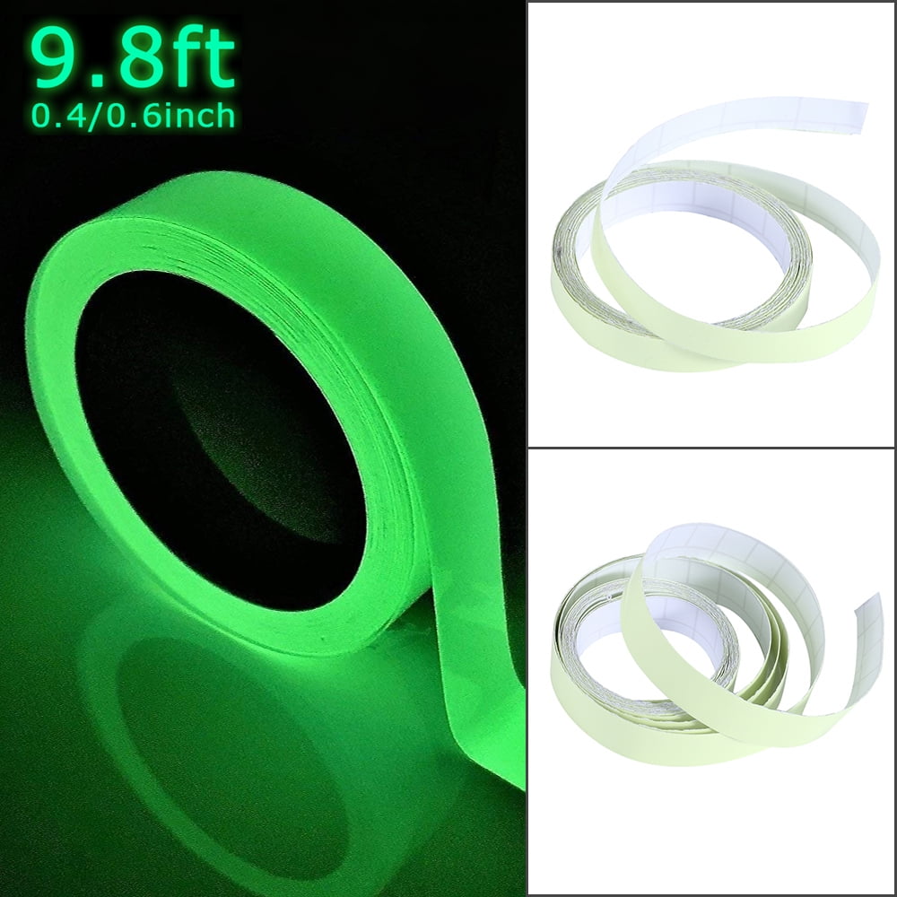 Luminous Tape Self-adhesive Glow In The Dark Home Decoration 7mm X10m blue green 