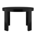 thumbnail image 4 of Plank+Beam Round Dining Table, 47" Solid Wood Modern Kitchen Table, Round Table for 4, Black, 4 of 8
