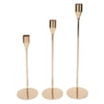 thumbnail image 1 of Candelabro de Metal Retro exquisito candelabro dorado de alto brillo para decoración de mesa, 1 of 8