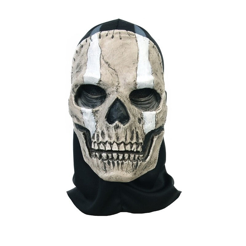 Fiestas Guirca Kostüm, Skelett Gruselmaske Mit Totenschädel Verzierungen Für Halloween Stim