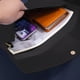 thumbnail image 5 of Carpeta de documentos A4 de cuero impermeable con correa de mano extraíble | Organizador duradero y resistente a las manchas para documentos, tabletas y cargadores | Estuche portadocumentos para, 5 of 6