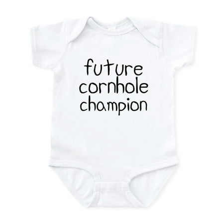 

CafePress - Future Cornhole Champion Body Suit - Baby Light Bodysuit Size Newborn - 24 Months