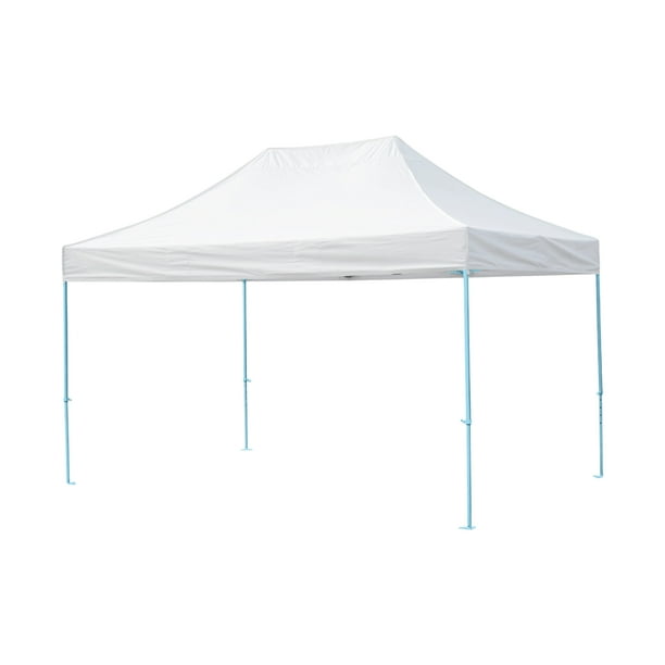 Ilios Innova | Toldo Plegable Blanco 3x4.5 Carpa para Exteriores Resistente al Clima, Impermeable, Estructura de Hierro y Tela Oxford 600D.