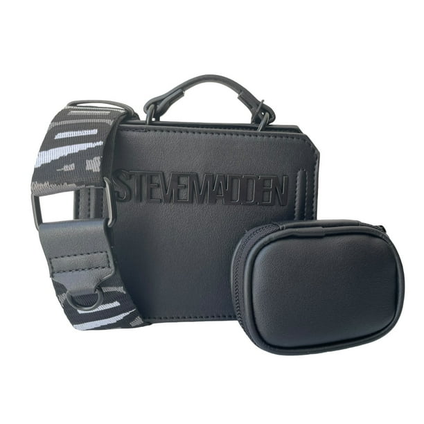 Bolsa para Dama Steve Madden Bevelimm Black Bevelyn Mini Sintético