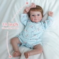 thumbnail image 5 of Muñeca Reborn Hengluck Realistic de 49 cm con cuerpo completo de vinilo, 5 of 5