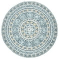 thumbnail image 4 of SAFAVIEH Blossom Mendoza Damask Area Rug, Charcoal/Yellow, 8' x 10', 4 of 7