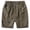 Army Green, variant on Baby Boy Pants Solid Print Breathable Elastic Waist Cargo Shorts with Functional Pockets for Outdoor Army Green 18 Months-24 Months