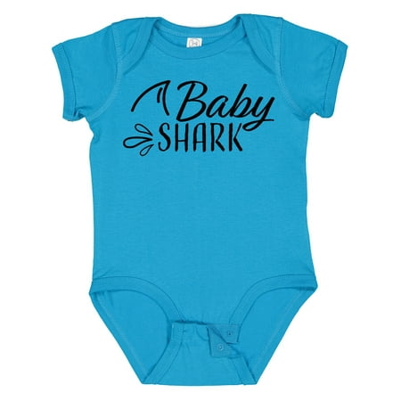 

Inktastic Baby Shark with Shark Fin Gift Baby Boy or Baby Girl Bodysuit