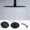thumbnail image 4 of Boyel Living Wall Mount Balance Valve Shower System Round 10 inch Shower Head with Handheld Shower锛孧atte Black, 4 of 6