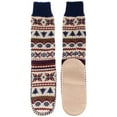 thumbnail image 5 of BambooMN Men's Knit Winter Gripper Slipper Socks - Blue Spruce - L/XL - 1 Pair, 5 of 6